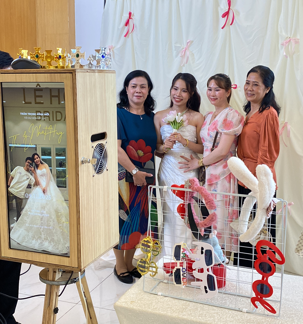 Photobooth đám cưới Thu Do & Nhat Huy | 9XBOX lưu giữ khoảnh khắc hạnh phúc ngày 09.11.2025