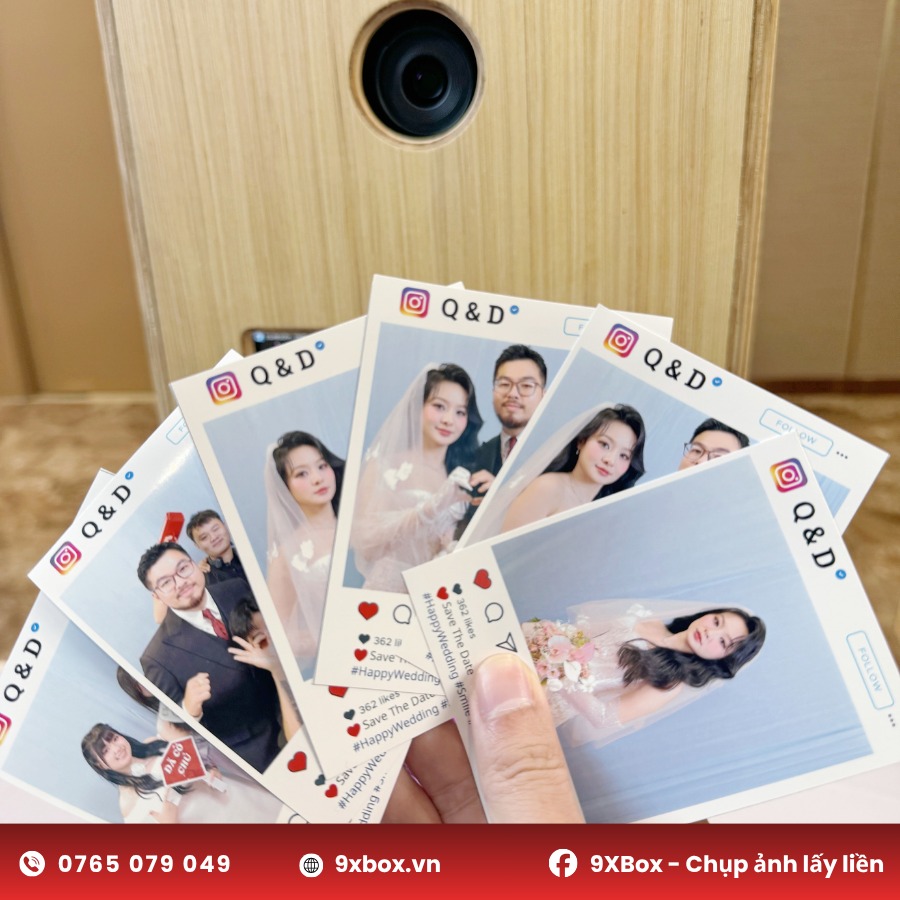Chụp Photobooth Đám Cưới Quang & Duyên | 9XBOX – Lưu Giữ Khoảnh Khắc Ngày Cưới